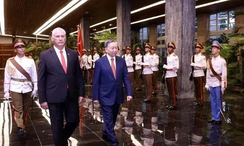 Lễ đón chính thức Tổng Bí thư, Chủ tịch nước Tô Lâm tại Cuba diễn ra trọng thể