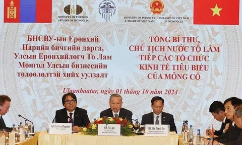 Tổng Bí thư, Chủ tịch nước Tô Lâm tiếp các tổ chức kinh tế tiêu biểu của Mông Cổ