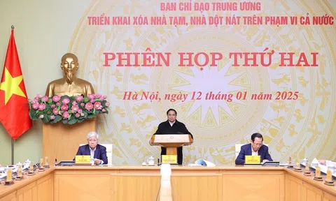 Thủ tướng: Triển khai đợt cao điểm 350 ngày đêm thực hiện thành công xóa nhà tạm, nhà dột nát trong năm 2025