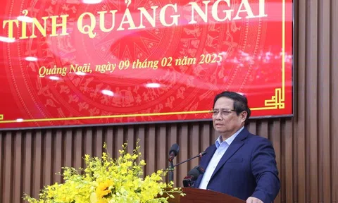 Thủ tướng chỉ rõ 8 nhiệm vụ, giải pháp chủ yếu tạo động lực để Quảng Ngãi phát triển bứt phá