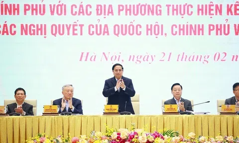 Thủ tướng chủ trì Hội nghị Chính phủ với các địa phương về tăng trưởng kinh tế