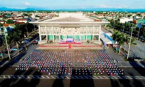 Lần đầu tiên tỉnh Quảng Trị tổ chức Ngày Quốc tế Yoga