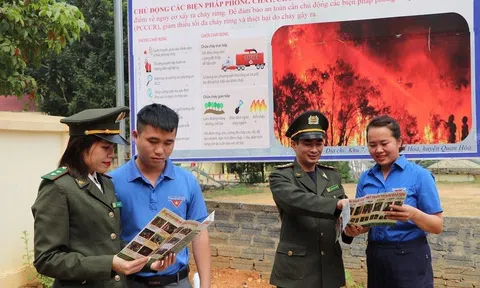 Lực lượng Kiểm lâm Thanh Hóa tích cực tuyên truyền, tập huấn về phòng cháy, chữa cháy rừng