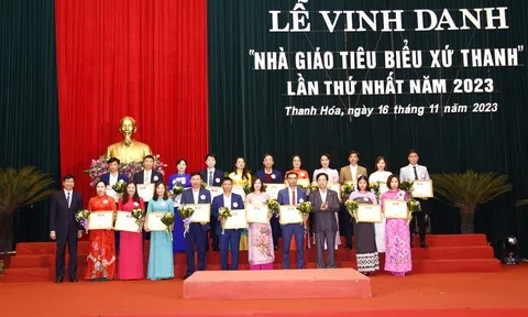 Thanh Hóa: Vinh danh "Nhà giáo tiêu biểu xứ Thanh" lần thứ nhất năm 2023