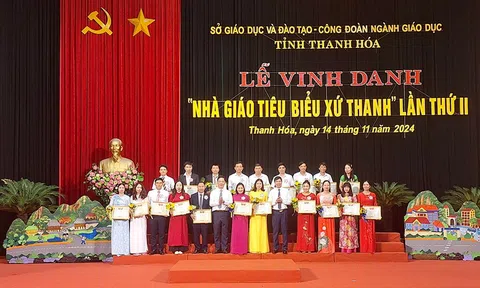 Thanh Hóa:  Vinh danh 133 nhà giáo tiêu biểu trong sự nghiệp “trồng người”