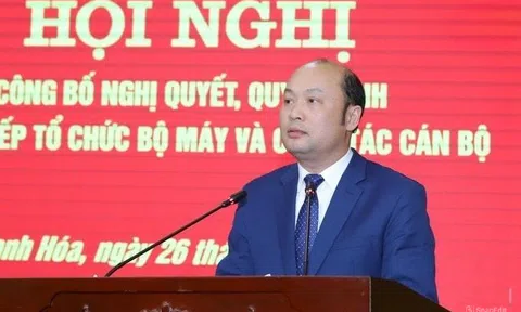 Bổ nhiệm ông Cao Văn Cường giữ chức Giám đốc Sở Nông nghiệp và Môi trường Thanh Hóa