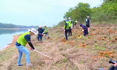 Vườn quốc gia Bến En nỗ lực phủ xanh 200 ha đất bán ngập nước