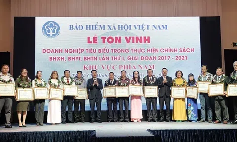 BHXH Việt Nam tôn vinh 103 doanh nghiệp thực hiện tốt pháp luật BHXH, BHYT