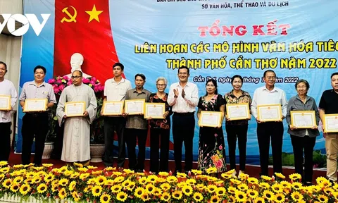 Cần Thơ khen thưởng 85 mô hình văn hóa tiêu biểu năm 2022
