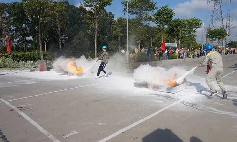 Hải Phòng: 22 doanh nghiệp tham gia Hội thao kỹ thuật chữa cháy tại Khu Công nghiệp Nam Cầu Kiền