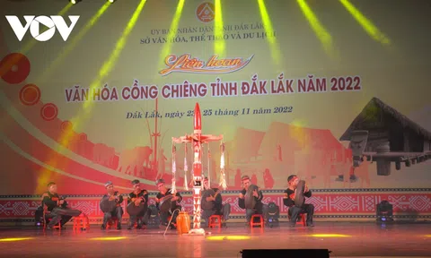 Đắk Lắk:  Khai mạc Liên hoan văn hóa cồng chiêng năm 2022