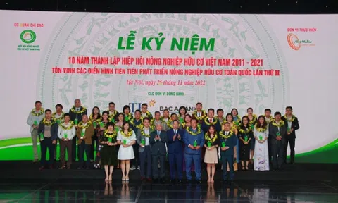 Tôn vinh các điển hình tiên tiến phát triển nông nghiệp hữu cơ toàn quốc lần thứ II