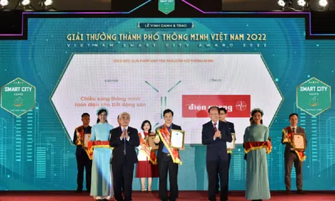 Công ty Điện Quang xuất sắc giành 02 giải thưởng tại Lễ trao giải Thành phố thông minh 2022