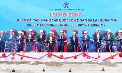 Hà Nội: Khởi công dự án cải tạo, nâng cấp Quốc lộ 6, đoạn Ba La - Xuân Mai