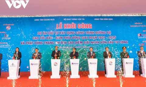 Thủ tướng phát lệnh khởi công đồng loạt 12 dự án đường bộ cao tốc Bắc - Nam