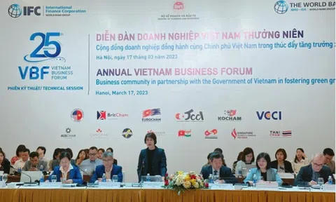 Doanh nghiệp đồng hành cùng Chính phủ thúc đẩy tăng trưởng xanh