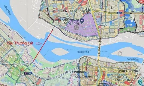 Hà Nội đầu tư gần 8.300 tỷ đồng xây cầu Thượng Cát bắc qua sông Hồng