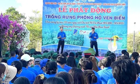 Sóc Trăng phát động trồng rừng phòng hộ ven biển Vĩnh Châu