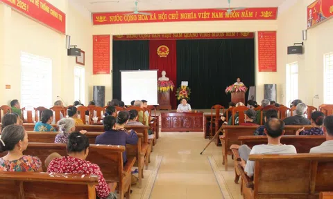 Thanh Hóa: Công bố thông tin Dự án Cụm công nghiệp Ngọc Vũ