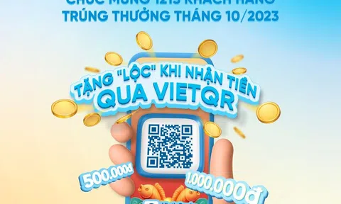 “Lộc” đã về tay các khách hàng nhận tiền qua VietQR VietinBank