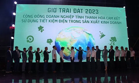 Thanh Hóa: Hưởng ứng chiến dịch “giờ trái đất” kiến tạo tương lai xanh