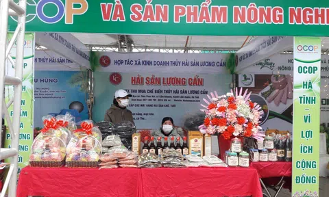 Khai mạc Hội chợ sản phẩm OCOP và đặc sản Hà Tĩnh