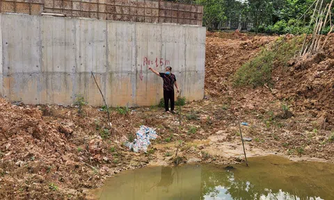 Hà Tĩnh: Công trình bị đình chỉ vì thi công trên đất của dân