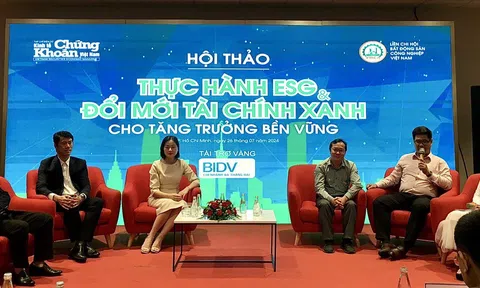 Hội thảo "Thực hành ESG và đổi mới tài chính xanh" – Chia sẻ kinh nghiệm, thúc đẩy chuyển đổi xanh cho doanh nghiệp Việt Nam
