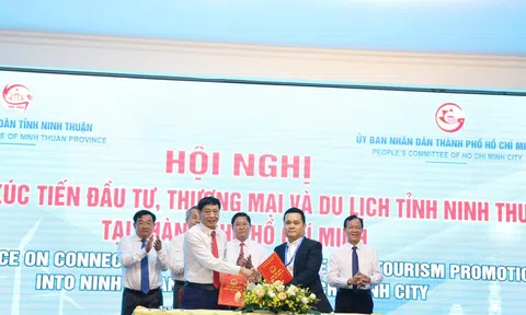 Ninh Thuận và TP. Hồ Chí Minh ký kết thỏa thuận hợp tác, thúc đẩy đầu tư, thương mại và du lịch