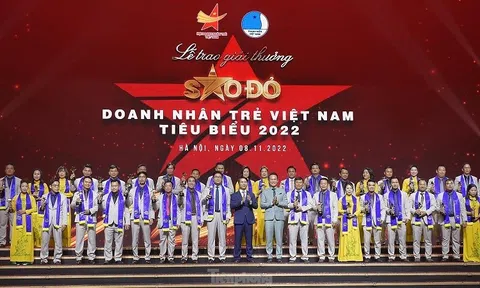 Vinh danh 86 doanh nhân trẻ tiêu tiêu biểu tạo ra doanh thu 102 nghìn tỷ đồng