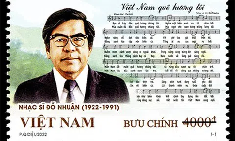 Phát hành bộ tem “Kỷ niệm 100 năm sinh nhạc sĩ Đỗ Nhuận”