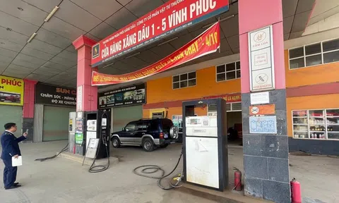 Cửa hàng xăng dầu thuộc Công ty cổ phần vật tư thương mại Vĩnh Phúc ngừng bán xăng dầu không lý do