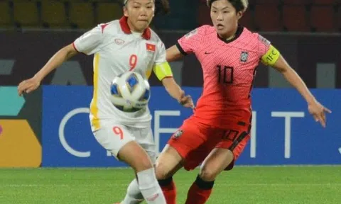 Đội tuyển nữ Việt Nam để thua Hàn Quốc trong lượt trận ra quân vòng bảng C Asian Cup 2022