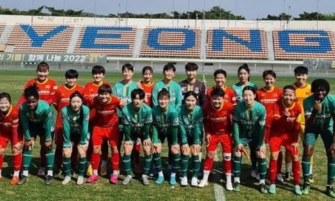 Đội tuyển bóng đá nữ Việt Nam gây ấn tượng trong đợt tập huấn tại Hàn Quốc