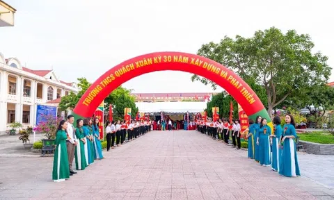 Trường THCS Quách Xuân Kỳ: Hành trình 30 năm phấn đấu và trưởng thành