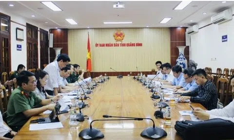 Ban Chỉ đạo Quốc gia về phòng, chống thiên tai làm việc với tỉnh Quảng Bình