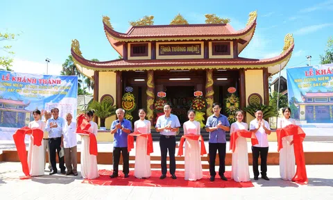 Hà Tĩnh: Khánh thành nhà tưởng niệm tại Di tích chứng tích tội ác chiến tranh Trường cấp III Lý Tự Trọng