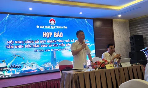 Hà Tĩnh: Họp báo cung cấp thông tin về hội nghị công bố Quy hoạch tỉnh thời kỳ 2021 - 2023, tầm nhìn đến năm 2050 và xúc tiến đầu tư vào Hà Tĩnh