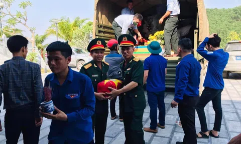 Hà Tĩnh đón nhận 10 hài cốt liệt sỹ hy sinh tại nước bạn Lào về nước