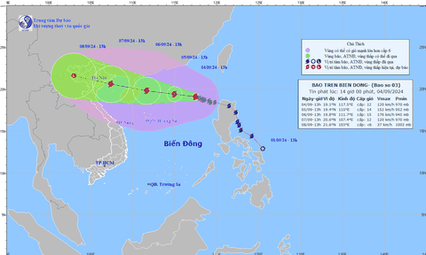 Hà Tĩnh ra công điện chủ động ứng phó với bão số 3