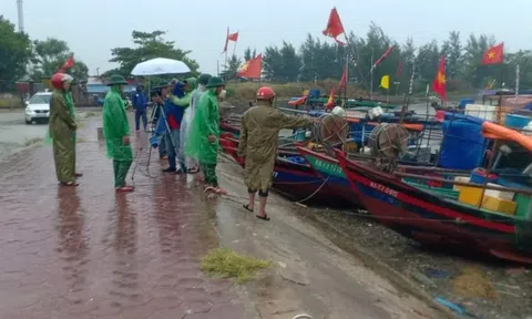 Hà Tĩnh: Ra công điện khẩn ứng phó áp thấp khả năng mạnh lên thành bão và tình hình mưa lũ