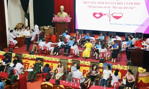 Thu về 230 đơn vị máu tại “Ngày hội hiến máu tình nguyện” huyện Thạch Hà