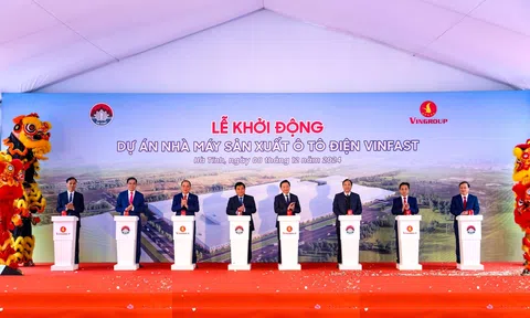Khởi động Dự án Nhà máy sản xuất ô tô điện VinFast tại Hà Tĩnh