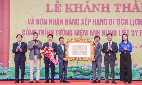 Hà Tĩnh: Khánh thành và đón bắng xếp hạng di tích cấp tỉnh Nhà tưởng niệm anh hùng liệt sỹ Phan Đình Giót