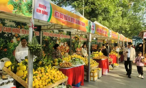 Độc đáo 50 gian hàng trưng bày sản phẩm cam và và một số nông sản, làng nghề tiêu biểu của tỉnh Hưng Yên