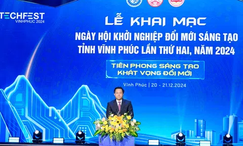 Khai mạc Ngày hội khởi nghiệp đổi mới sáng tạo tỉnh Vĩnh Phúc lần thứ 2, năm 2024