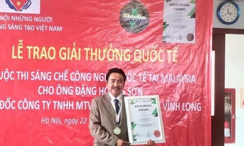 Thêm một sản phẩm lao động sáng tạo của người Việt Nam được quốc tế công nhận