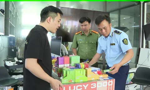 Thu giữ gần 600 sản phẩm, phụ kiện thuốc lá điện tử không rõ nguồn gốc xuất xứ tại Vĩnh Phúc