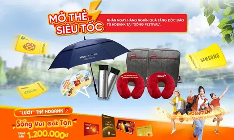 HDBank đến “Sóng Festival” cùng deal giảm giá độc quyền tới 50% từ Samsung