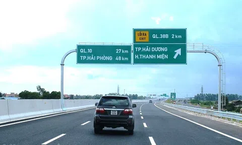 Cấm xe tải đi vào làn sát dải phân cách trên cao tốc Hà Nội  - Hải Phòng và Pháp Vân – Cầu Giẽ